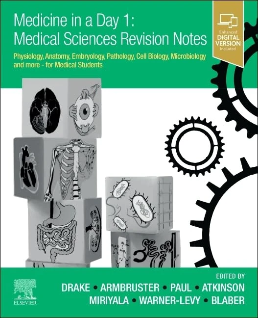 Medicine in a Day 1: Medical Sciences Revision Notes: Physiology, Anatomy, Embryology, Pathology, Cell Biology, Microbiology and more - for Medical Students