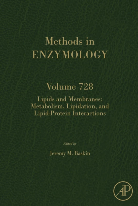 Academic Press Lipids and Membranes Volume 728 - Methods in Enzymology