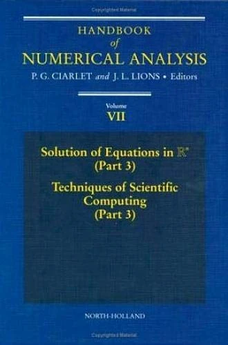 Elsevier Handbook of Numerical Analysis (Volume 7) - Mathematics - Image 1