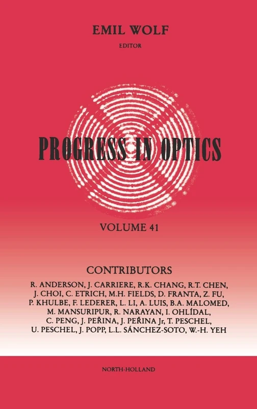 Progress in Optics Volume 41: Vol 41