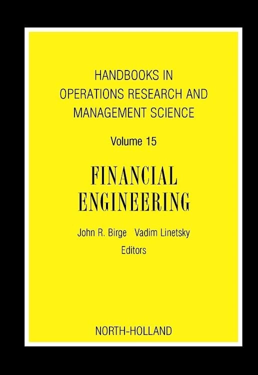 Elsevier Financial Engineering - Operations Research Handbook - Image 1