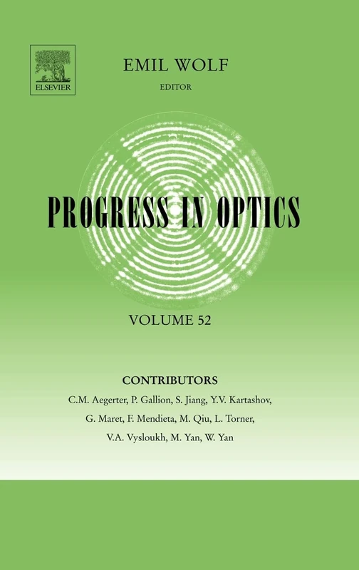 Progress in Optics, Volume 52 - Image 1