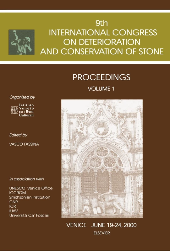 Proceedings of the 9th International Congress on Deterioration and Conservation of Stone