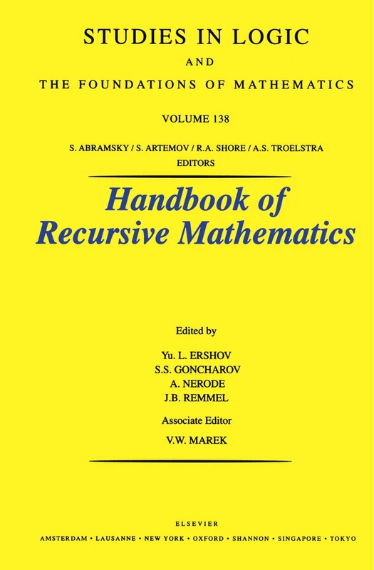 Handbook of Recursive Mathematics: Recursive Model Theory