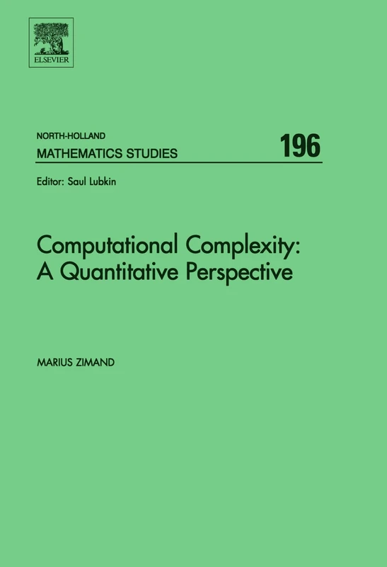Computational Complexity: A Quantitative Perspective