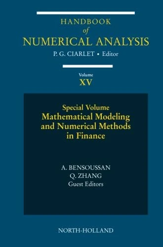 Special Volume: Mathematical Modelling and Numerical Methods in Finance