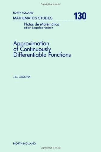 Approximation of Continuously Differentiable Functions Vol 130 - Image 1