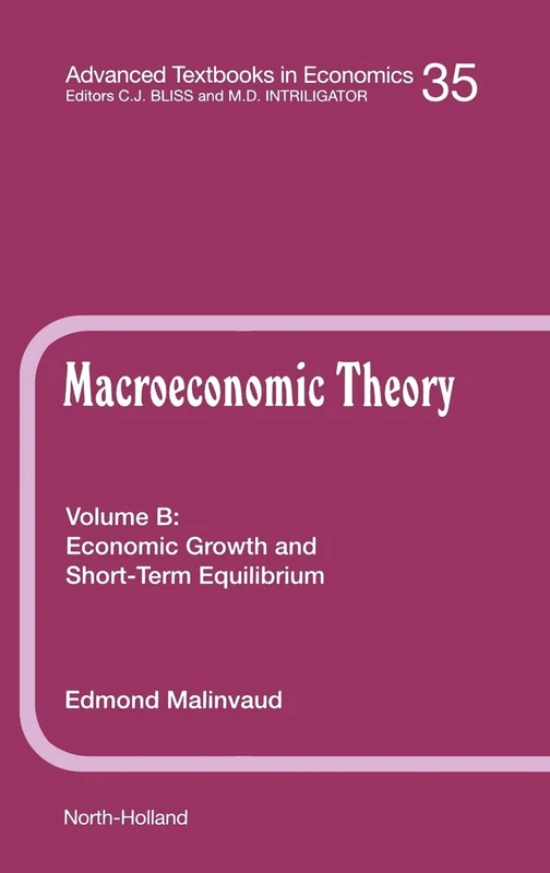Economic Growth and Short-Term Equilibrium (Volume 35B) (Advanced Textbooks in Economics, Volume 35B)