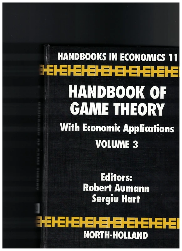 Handbook of Game Theory with Economic Applications (Volume 3)