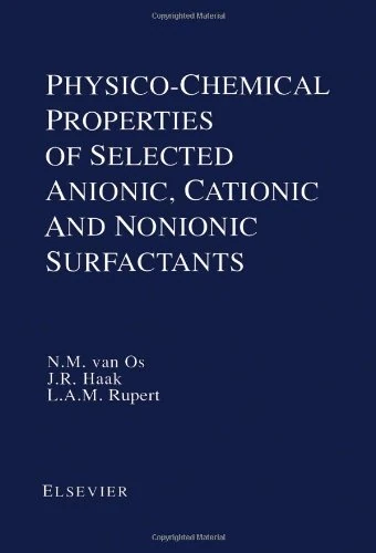 Physico-Chemical Properties of Selected Anionic, Cationic and Nonionic Surfactants