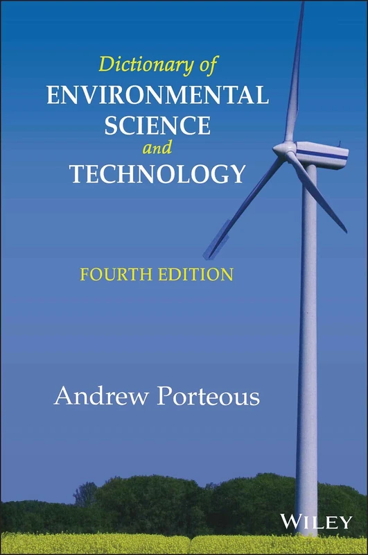 Dictionary of Environmental Science and Technology, 4th Edition
