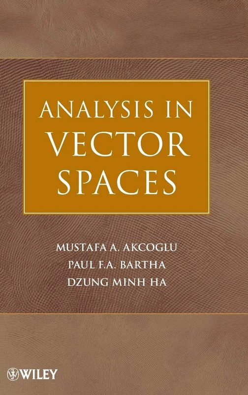 Wiley Analysis in Vector Spaces - Advanced Calculus Textbook - Image 1