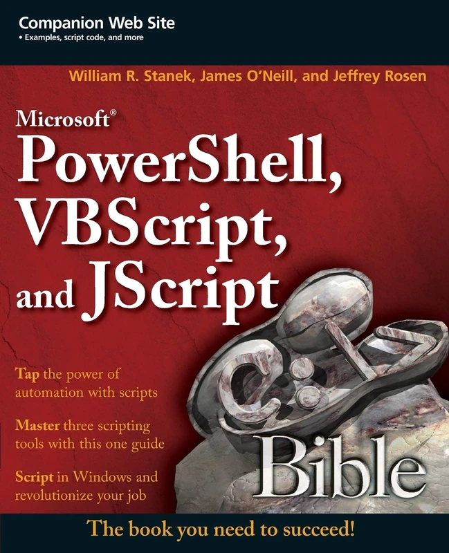 Microsoft PowerShell, VBScript and JScript Bible: 543