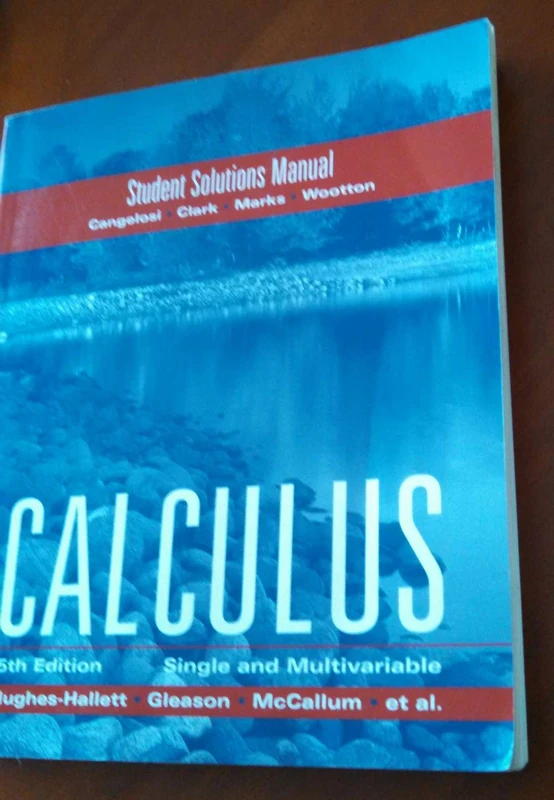 Wiley Hughes Hallett Calculus Student Solutions Manual