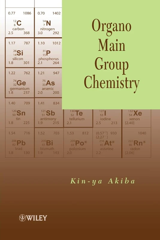 Organo Main Group Chemistry