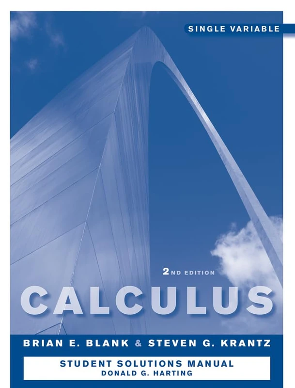 Calculus: Single Variable, Student Study and Solutions Companion: Student Solutions Manual