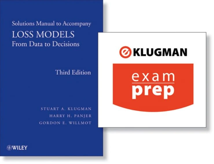 Loss Models: From Data to Decisions Solutions Manual + ExamPrep (Online) Wrapper Set - Image 1