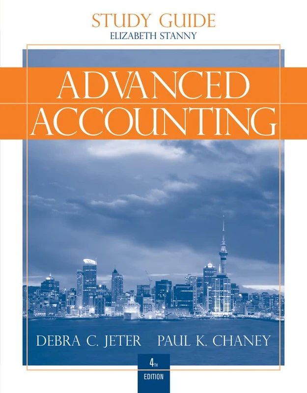 Advanced Accounting: Study Guide with Working Papers in Excel