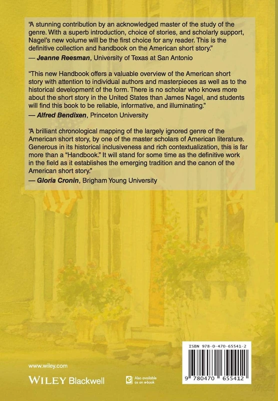 The American Short Story Handbook (Wiley Blackwell Literature Handbooks)