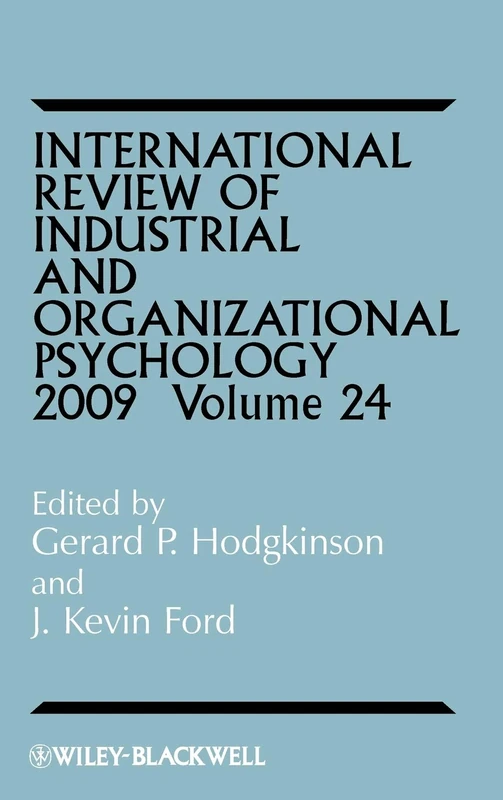 Wiley International Review of Industrial and Organizational Psychology
