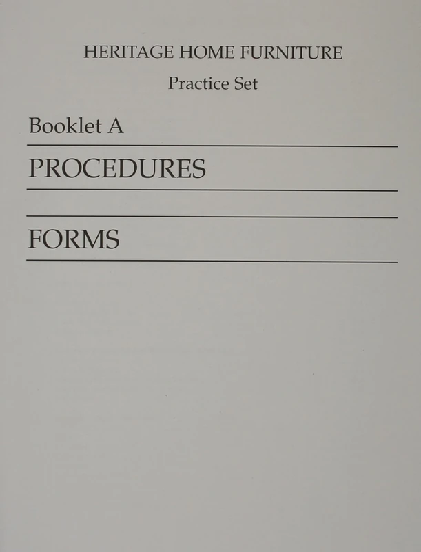 Accounting Principles: Narrative Practice Set