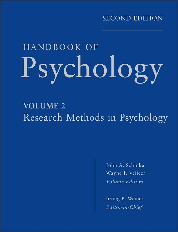 Wiley Handbook of Psychology, Research Methods in Psychology: 2