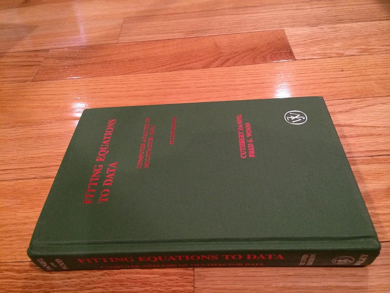 Fitting Equations to Data: Computer Analysis of Multifactor Data (Wiley Series in Probability and Statistics)