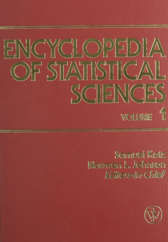 Encyclopedia of Statistical Sciences: 9 Vol. Set