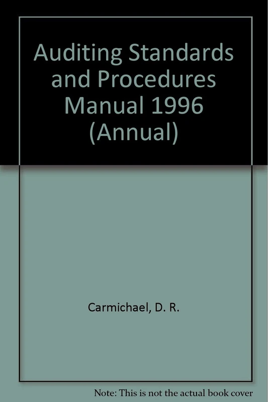 Auditing Standards and Procedures Manual