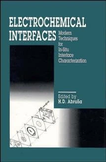 Electrochemical Interfaces: Modern Techniques for In–Situ Interface Characterization