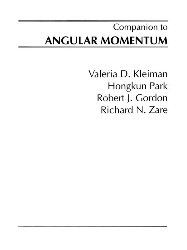 A Companion to Angular Momentum - Image 1