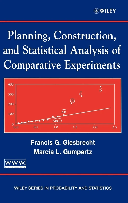 Planning, Construction, and Statistical Analysis of Comparative Experiments: 405 (Wiley Series in Probability and Statistics)