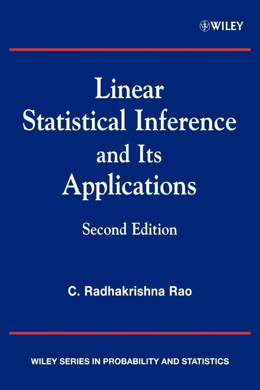 Wiley Linear Statistical Inference 2E - C.R. Rao Mathematics