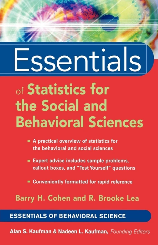 Essentials of Statistics for the Social and Behavioral Sciences: 1 (Essentials of Behavioral Science)