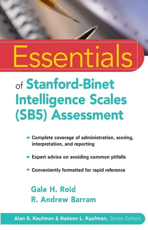 Stanford-Binet Essentials: 39 (Essentials of Psychological Assessment) - Image 1