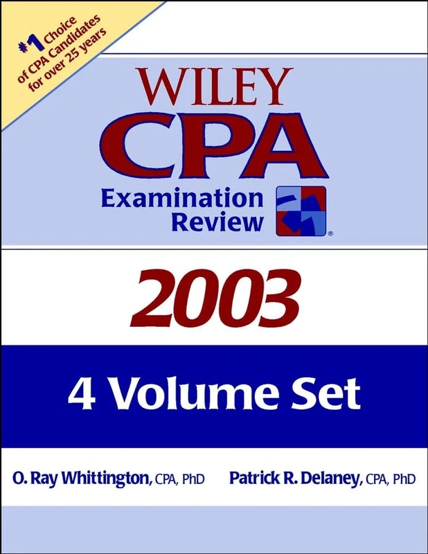Wiley CPA Examination Review 2003: 4–Volume Set