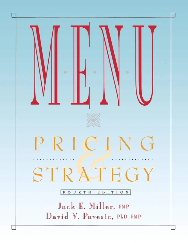 Menu: Pricing and Strategy (Hospitality, Travel & Tourism)