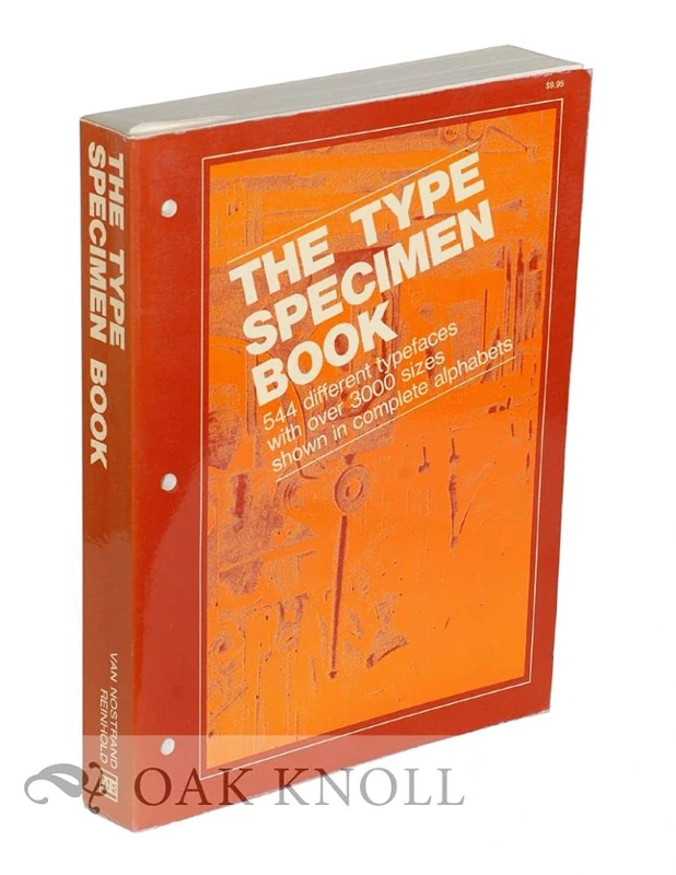 The Type Specimen Book: 544 Different Typefaces with Over 3000 Sizes Shown in Complete Alphabets - Image 1
