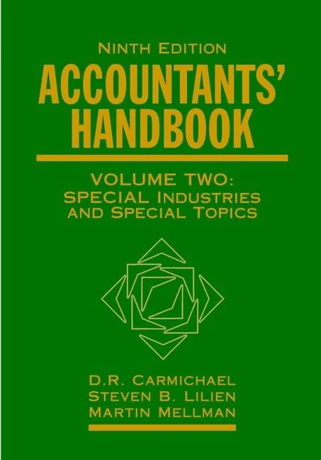 Accountants′ Handbook: Special Industries and Special Topics: v. 2 (Accounting)