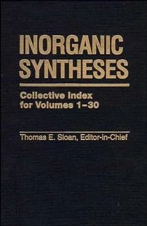Inorganic Syntheses: Collective Index for Volumes 1–30