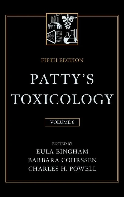 Patty's Toxicology, Vol. 6: Ketones, Alcohols, Esters, Epoxy Compounds, Organic Peroxides