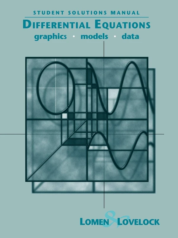 Student Solutions Manual To Accompany Differential Equations: Graphics, Models, Data - Image 1