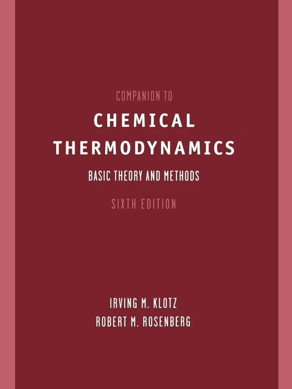 Companion to Chemical Thermodynamics 6e