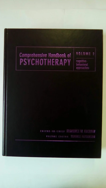 Comprehensive Handbook of Psychotherapy: Cognitive–Behavioral Approaches: v. 2
