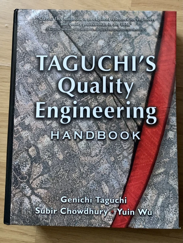 Taguchi's Quality Engineering Handbook