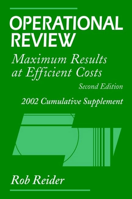 Operational Review: Maximum Results at Efficient Costs 2002 Cumulative Supplement - Image 1