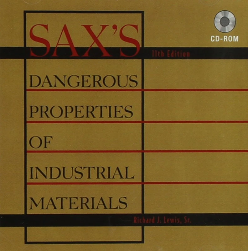 Sax′s Dangerous Properties of Industrial Materials: Set CD–ROM