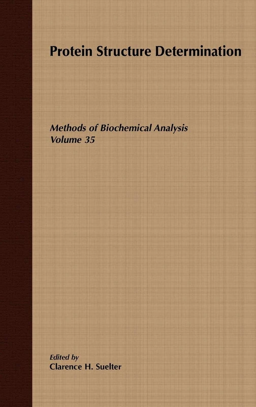 Protein Structure Determination: 36 (Methods of Biochemical Analysis) - Image 1