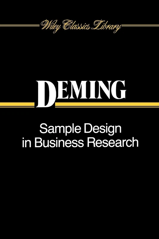 Sample Design Business Research P: 23 (Wiley Classics Library) - Image 1