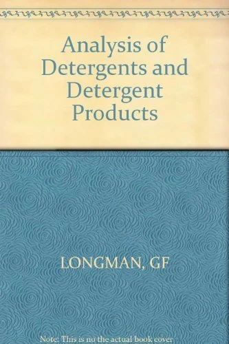 Longman Analysis Of ∗detergents∗ And Detergent Products – Paper Only - Image 1